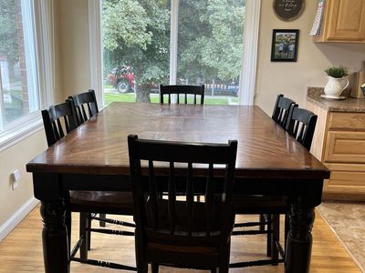 Counter Height Dining Table with 6 chairs