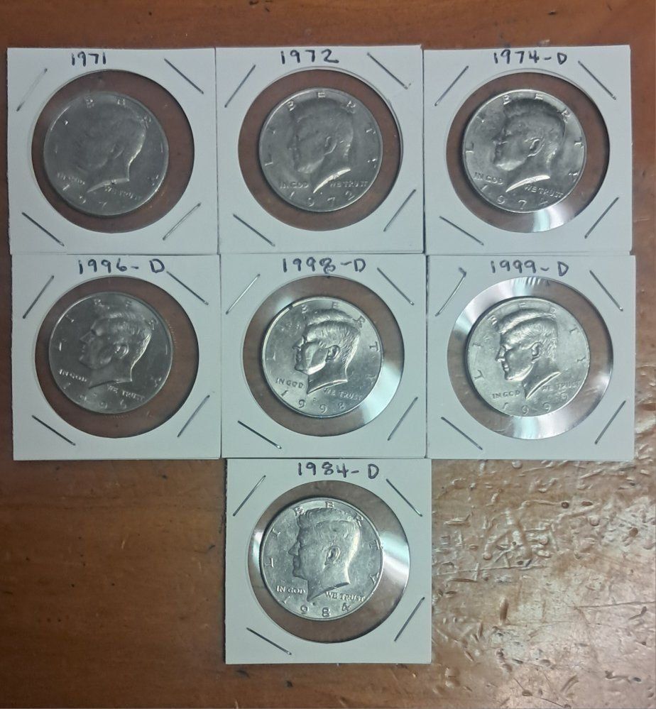 JFK Kennedy Half Dollars