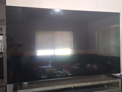 Large Black Smart TV - Excellent Condition