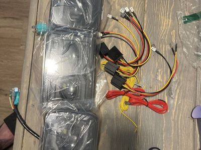 LED Headlights Assembly Set with Wiring Harness