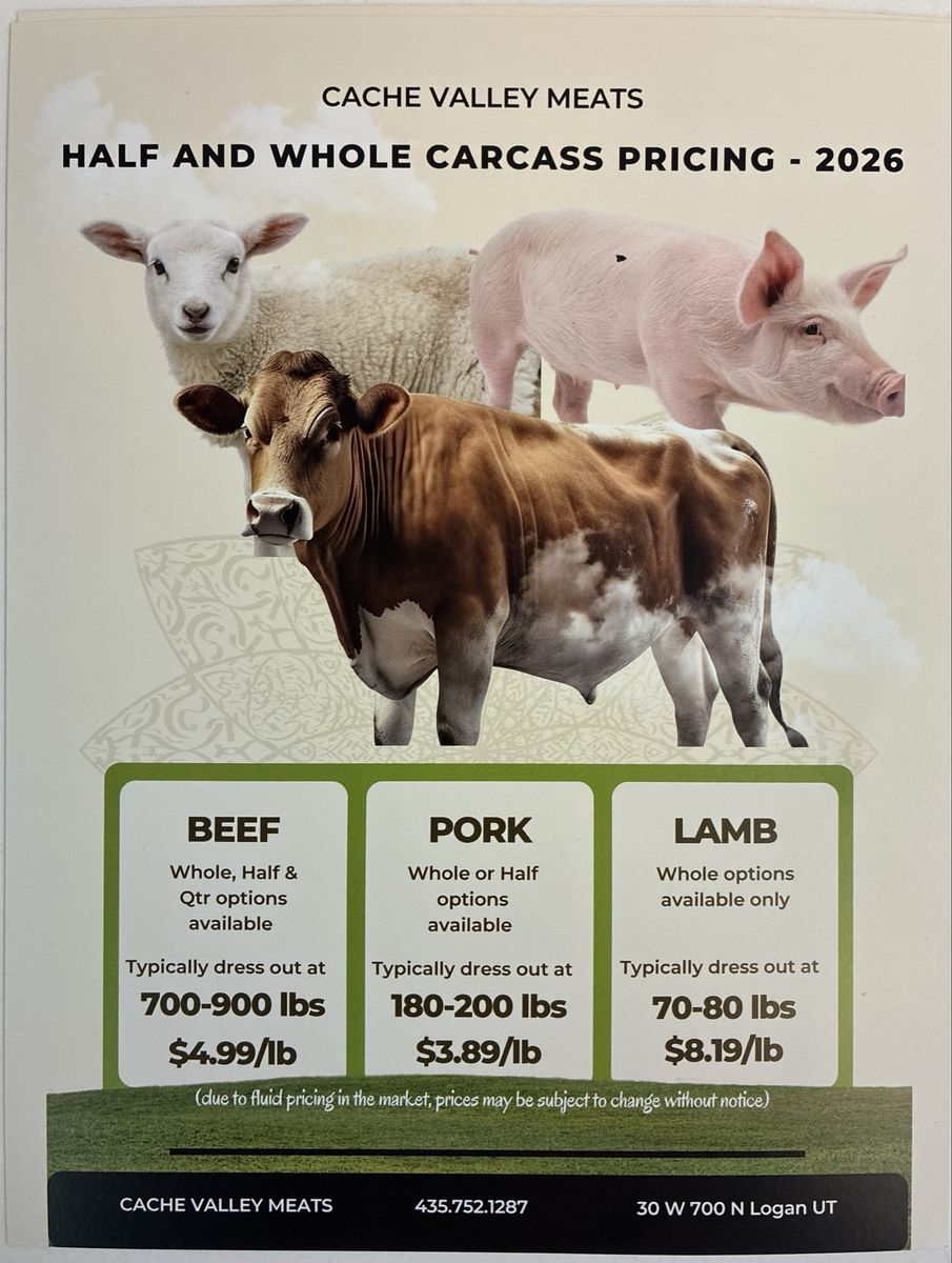 Whole and half Beef & Pork shares