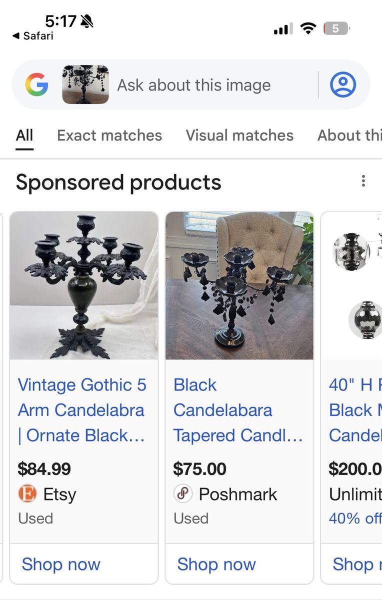 Candelabra Gothic Style