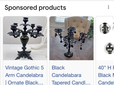 Candelabra Gothic Style