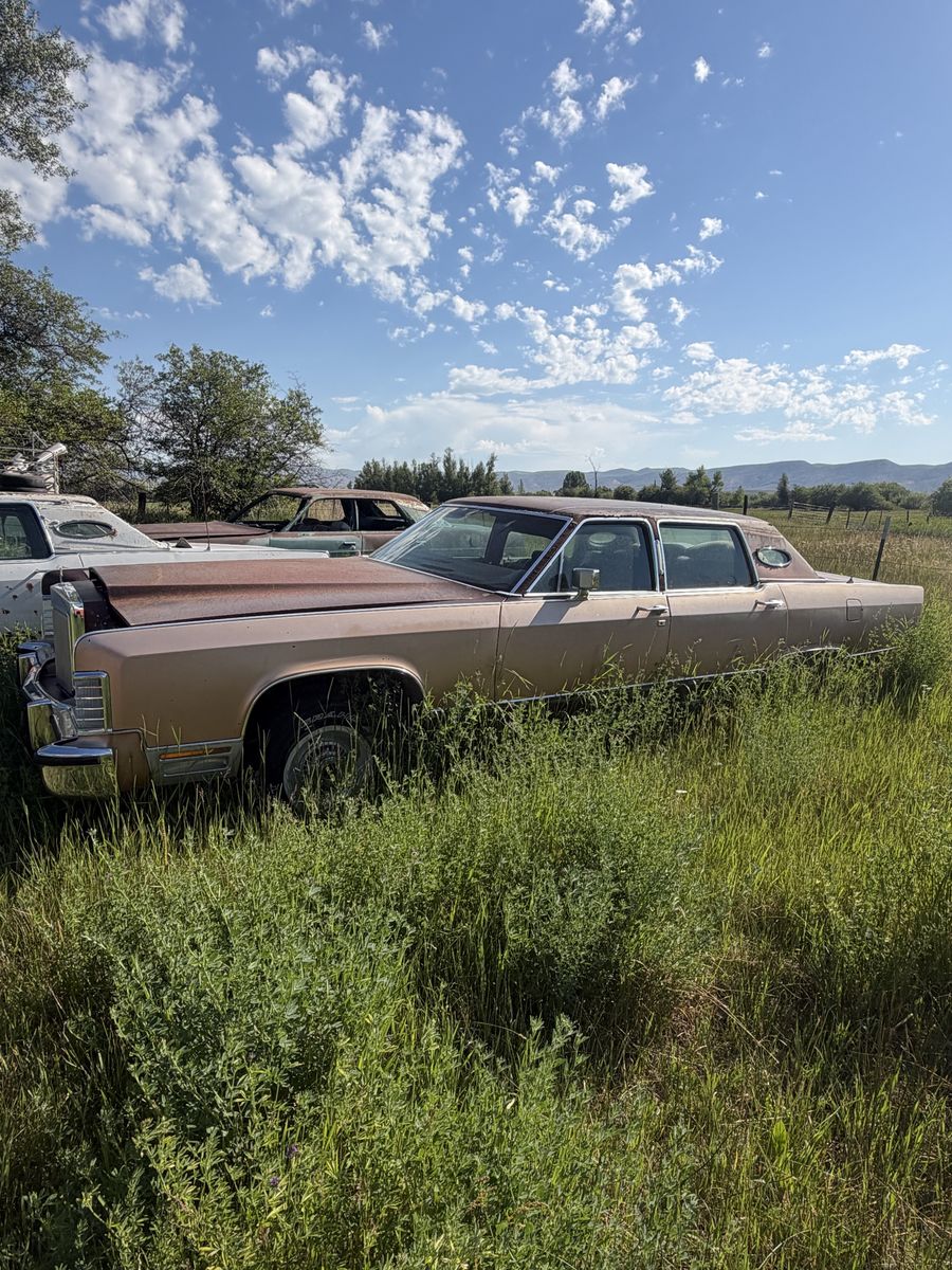 2 70s Lincoln town cars