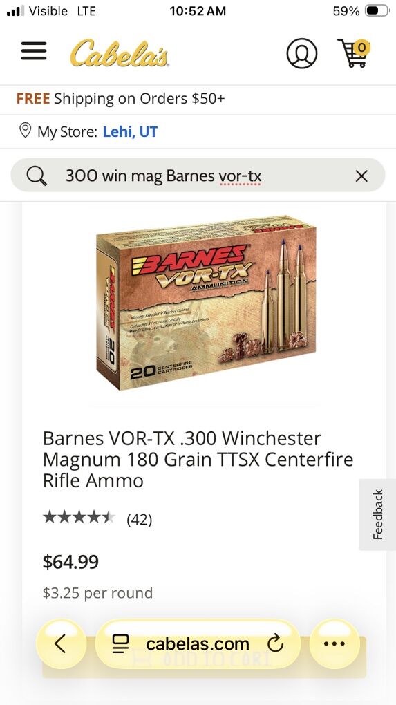 Barnes 300 Win Mag