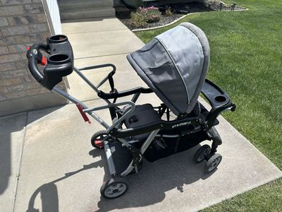 Sit n stand LX double stroller