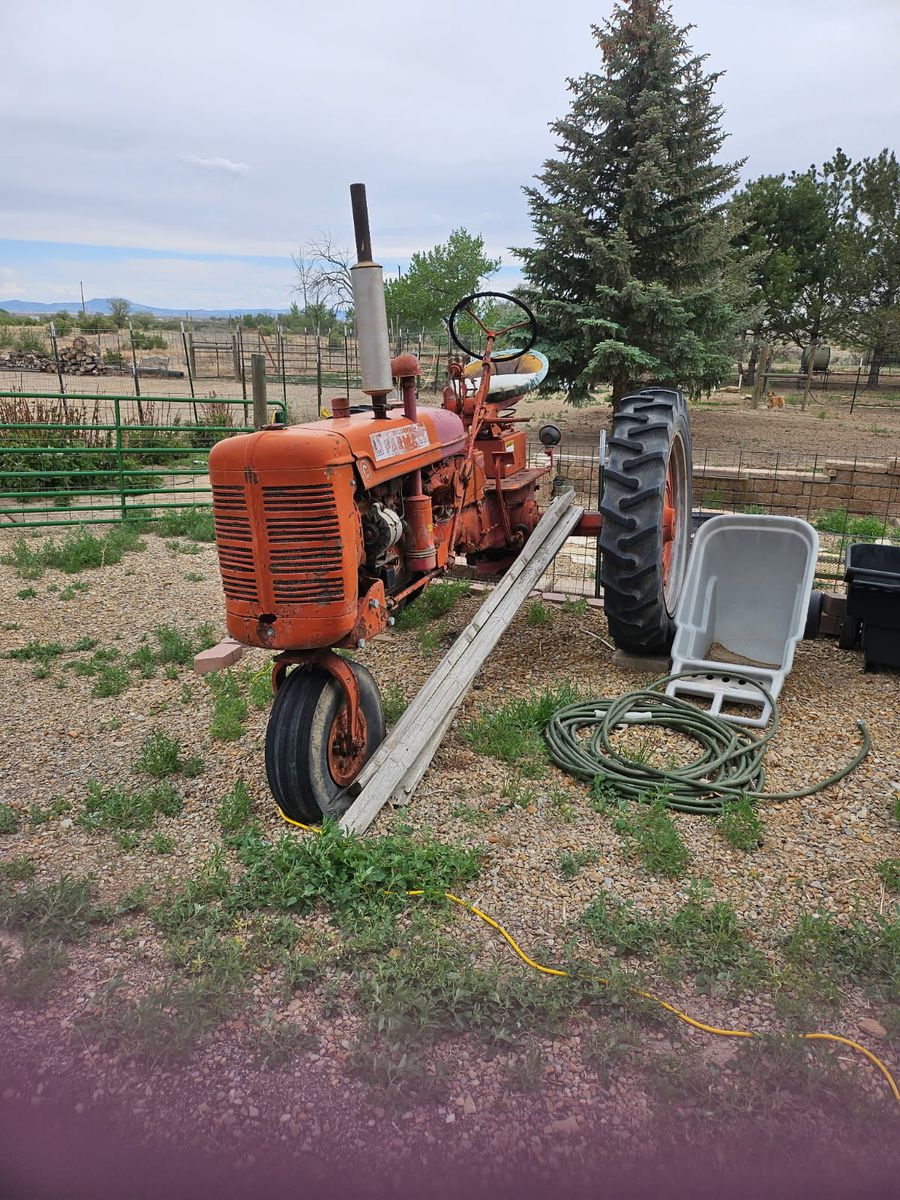 1949 Farmall c with single front wheel for sale