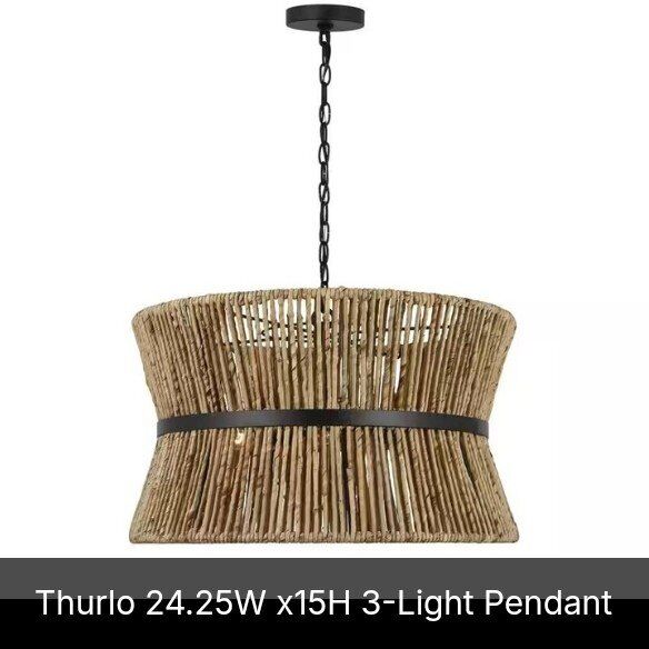 3 Light Pendant Light Fixture (NEW)