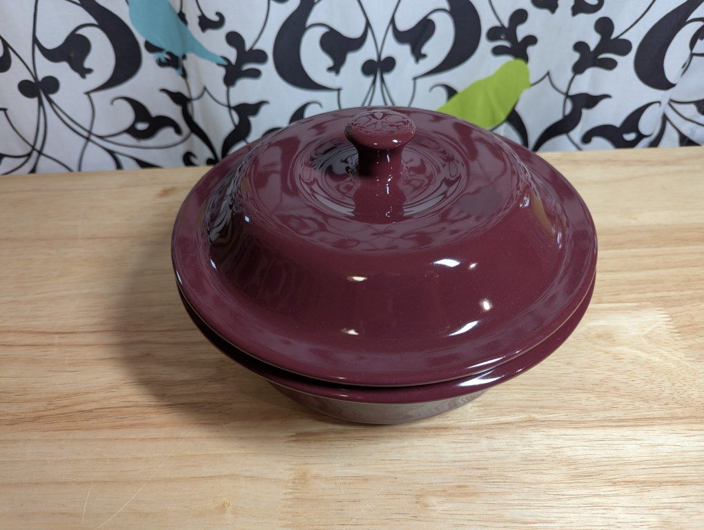 pampered chef 1.5l cranberry casserole dish