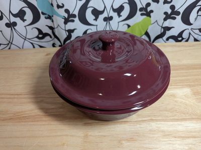 pampered chef 1.5l cranberry casserole dish