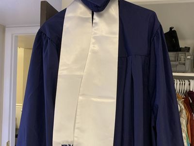 BYU cap and gown