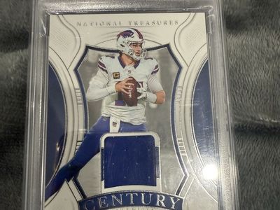 2024 PANINI NATIONAL TREASURES CENTURY MATERIALS JAN JOSH ALLEN - PSA 10