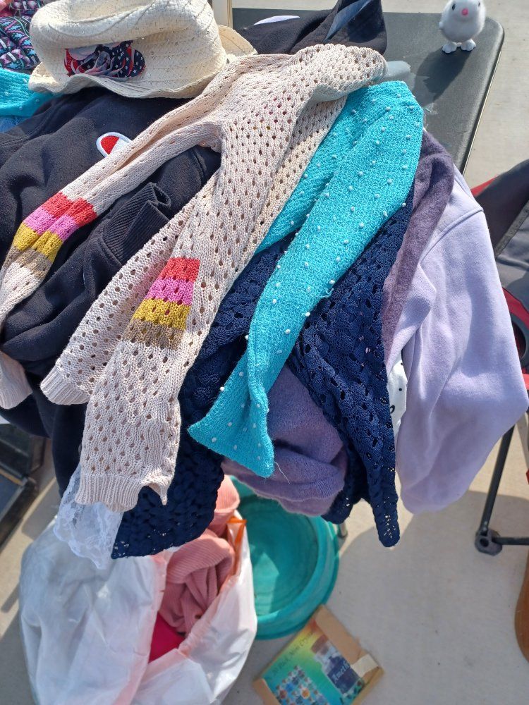 8 YO Girl's Clothing Lot Hoodies Leggings Tops Skirts