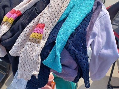 8 YO Girl's Clothing Lot Hoodies Leggings Tops Skirts