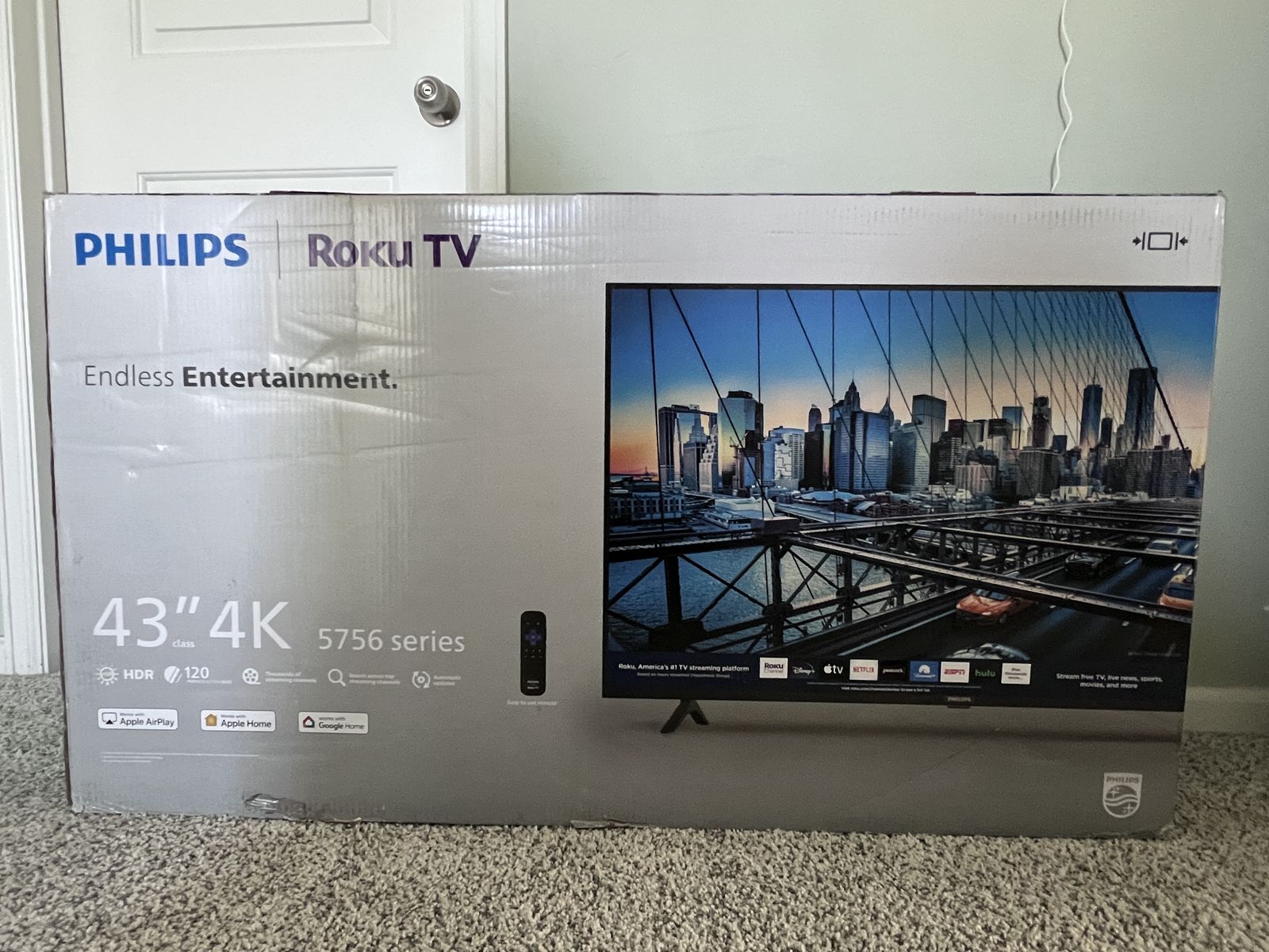 Philips Roku TV 43” 4K