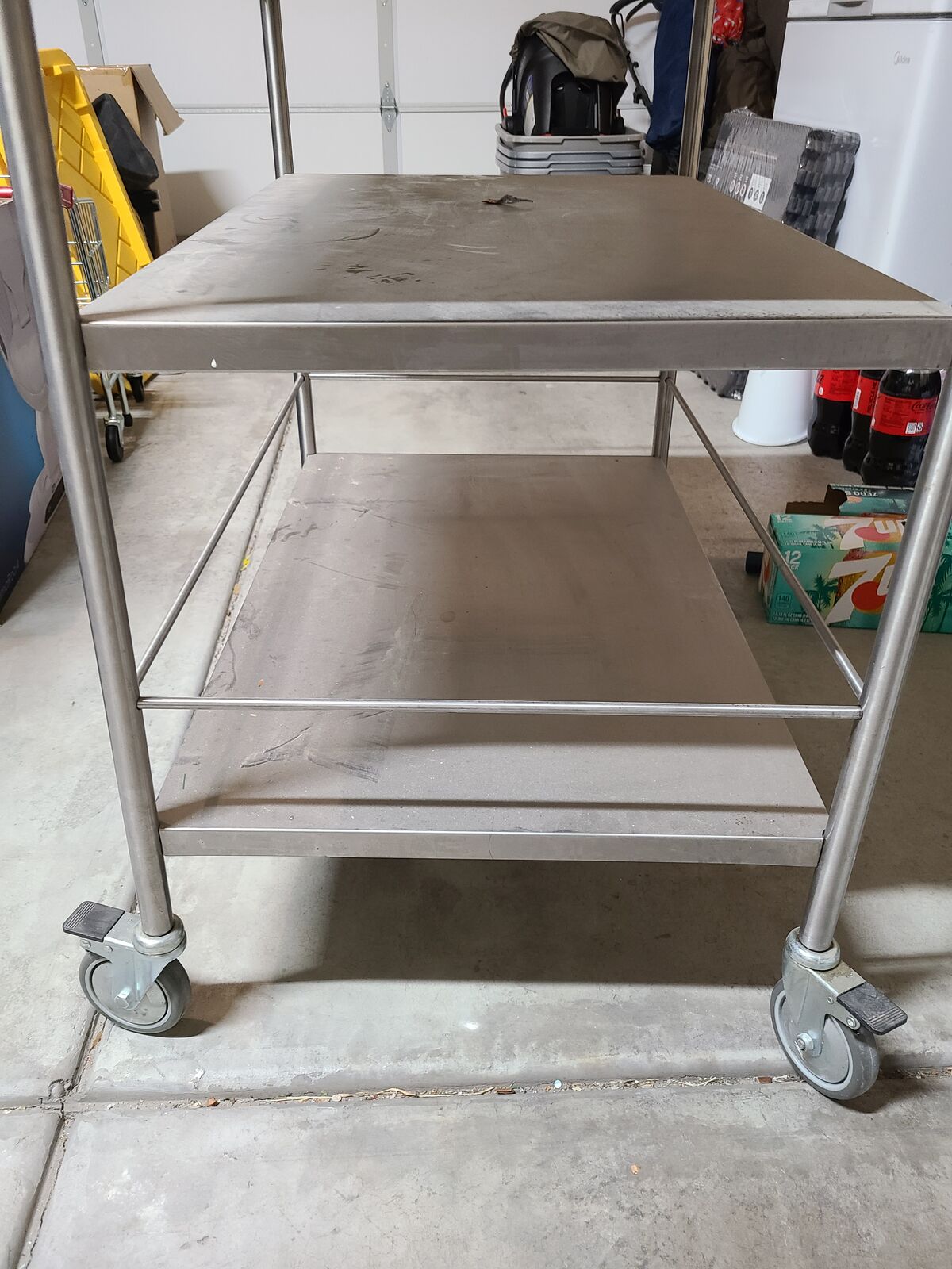 Stainless steel utility cart