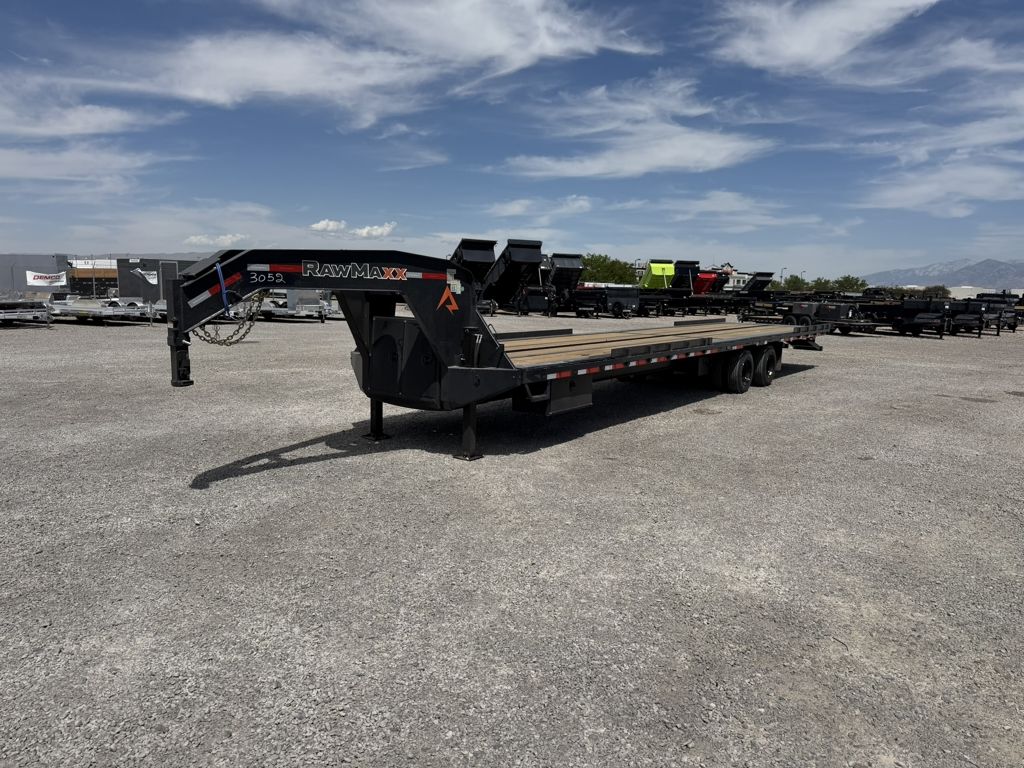 2026 RawMaxx 8.5x40 24k CNX Container Gooseneck Tilt Trailer