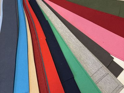 T-Shirt Quilt Fabric Scraps with Interfacing – Assorted Colors