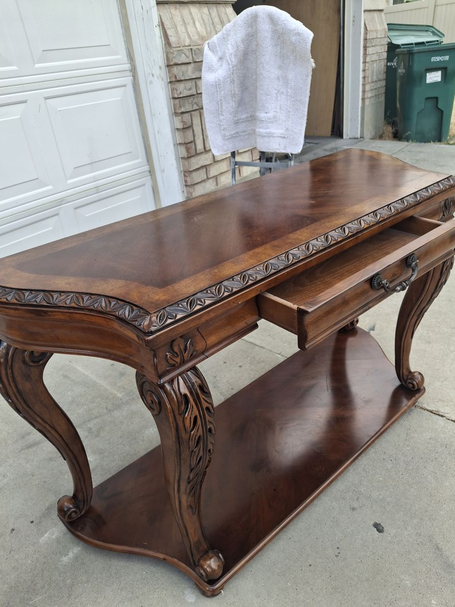 gogeous all wood entry way table