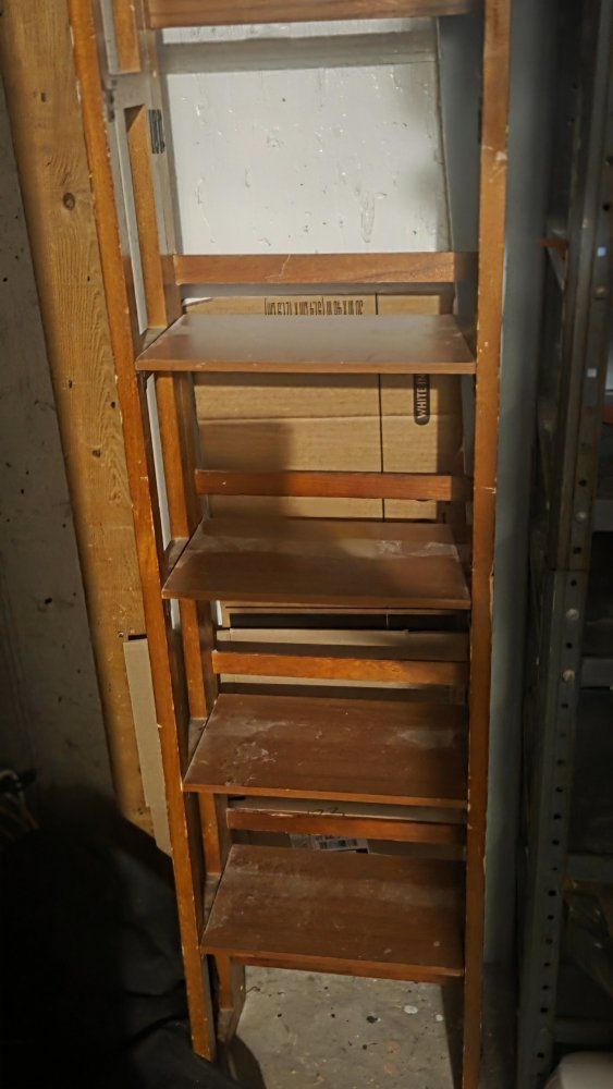 Wooden 5-Tier Ladder Shelf Bookcase Storage Unit