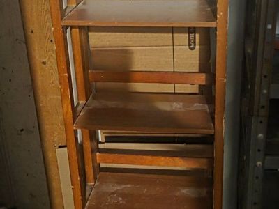 Wooden 5-Tier Ladder Shelf Bookcase Storage Unit