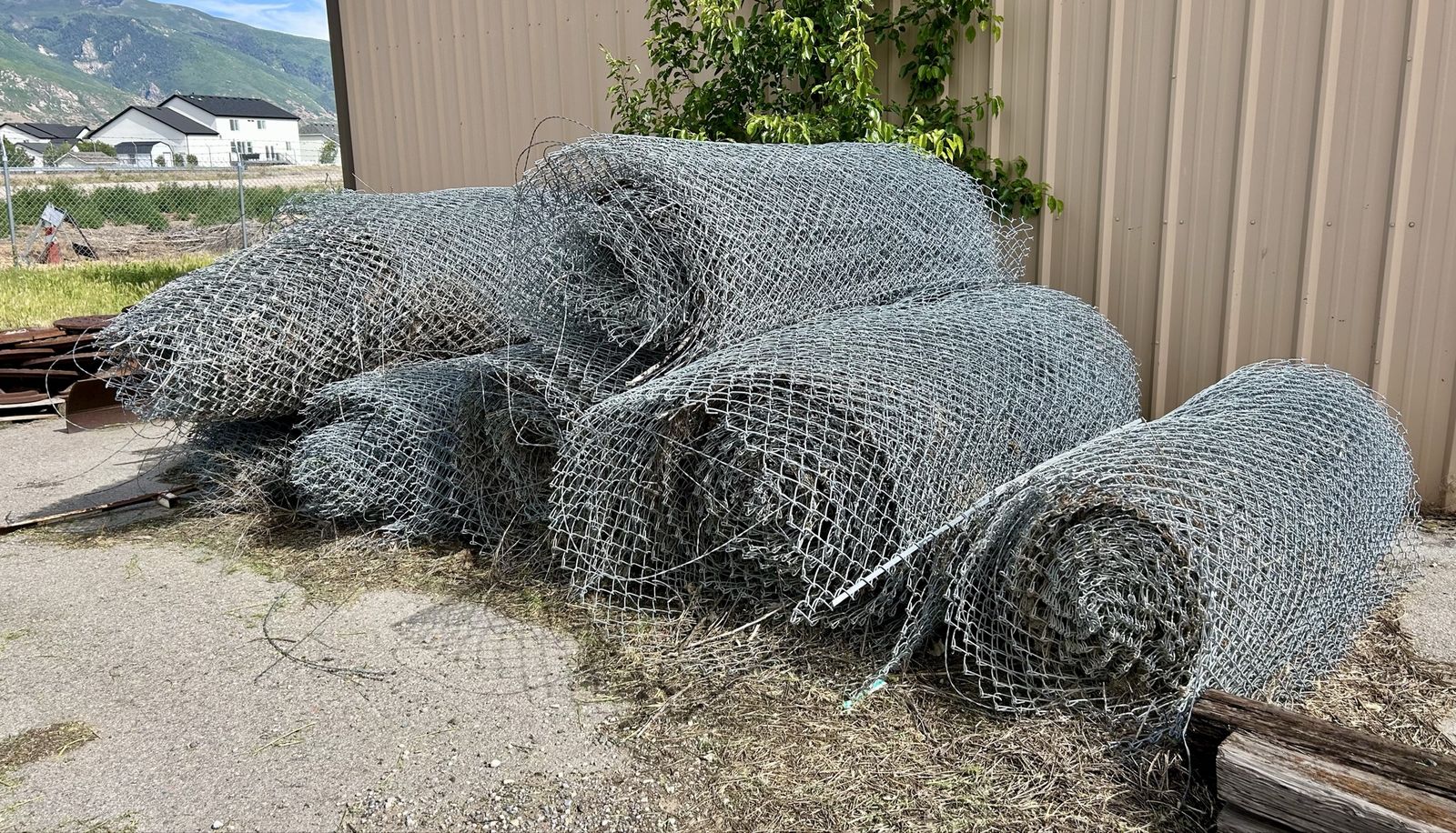 Delivered Chain Link Fence
