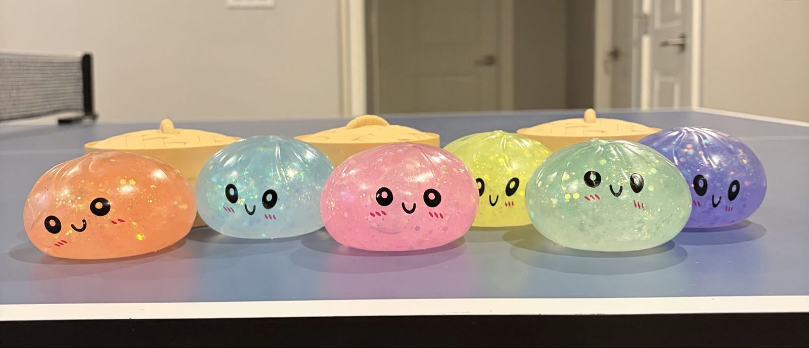 Viral Squishy Glitter Dumplings