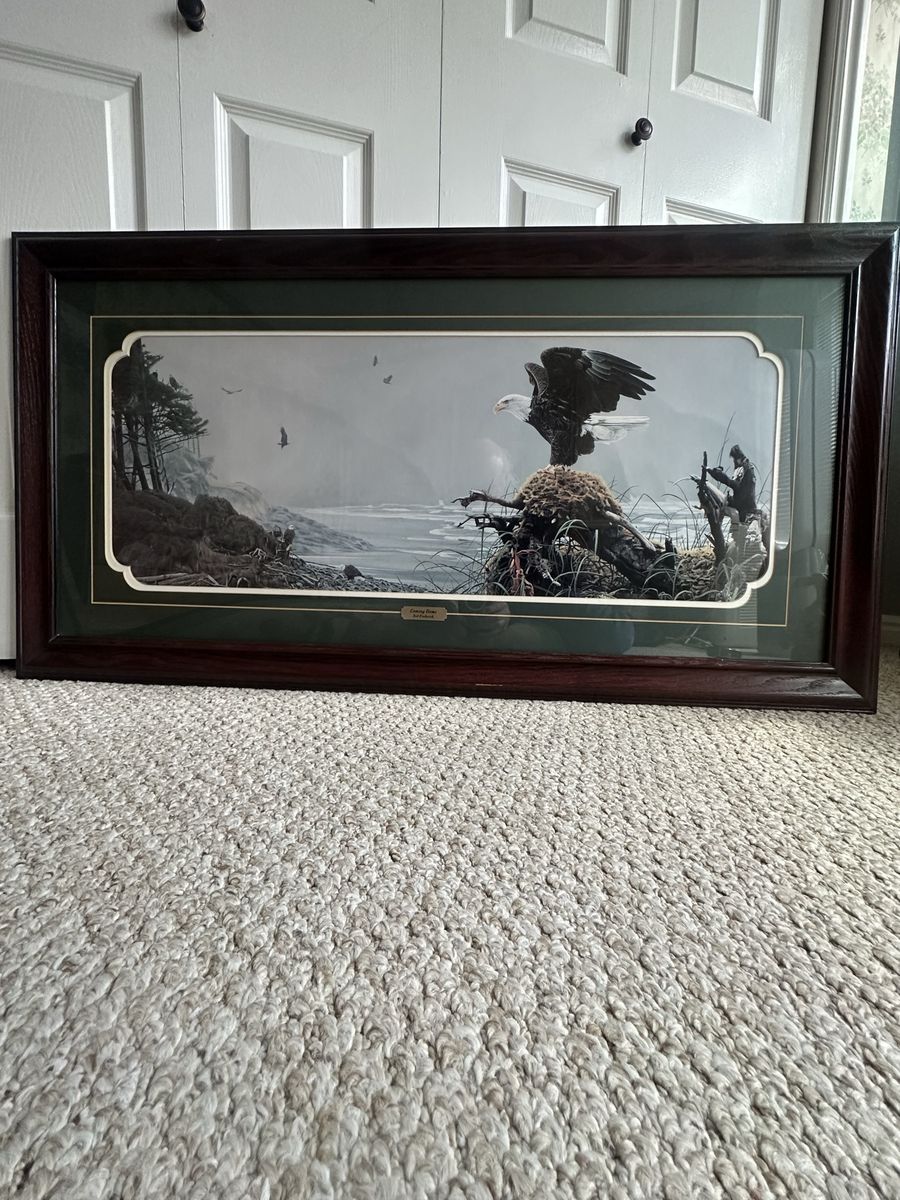 (Coming Home) Framed Print by Rod Frederick