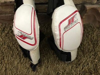 Bauer J2 TGEWS Youth Hockey Elbow Pads Guards - Size Small