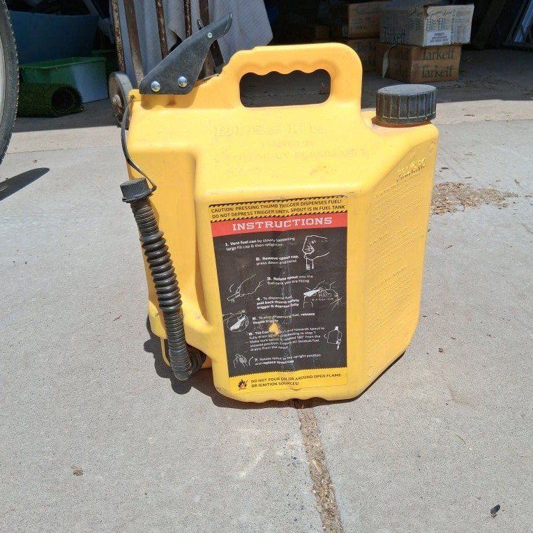 Diesel Fuel can. 5 gallon