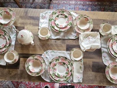 Vintage Franciscan Desert Rose china