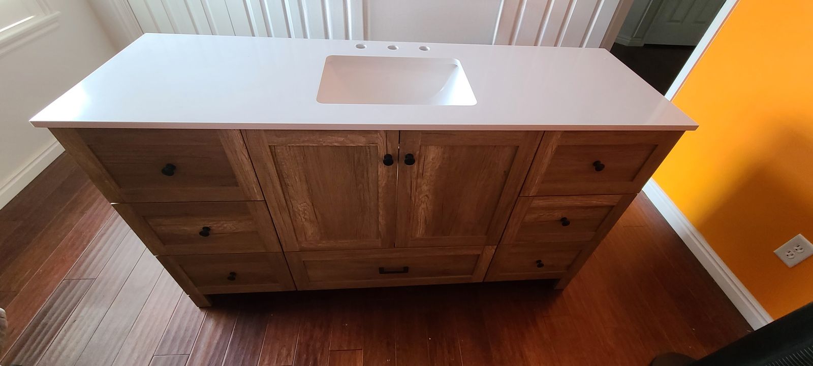 60" single bathroom vanity