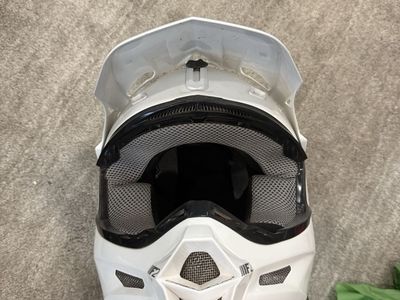 FLY Racing F2 Carbon Kevlar Dirt Bike Motocross Helmet - White XS