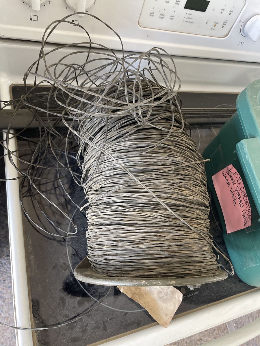 Large spool of wire