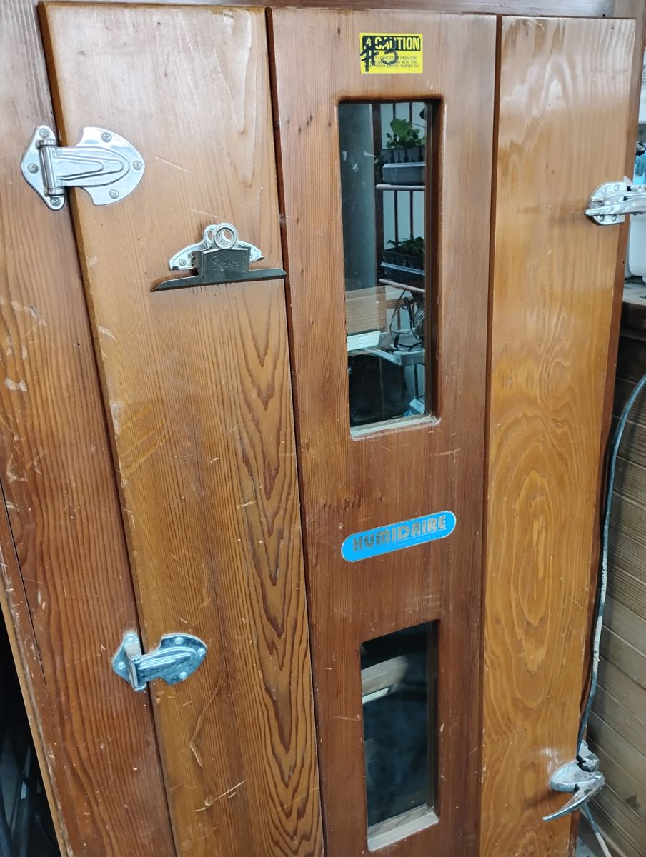 Functioning Old-school Cabinet Incubator