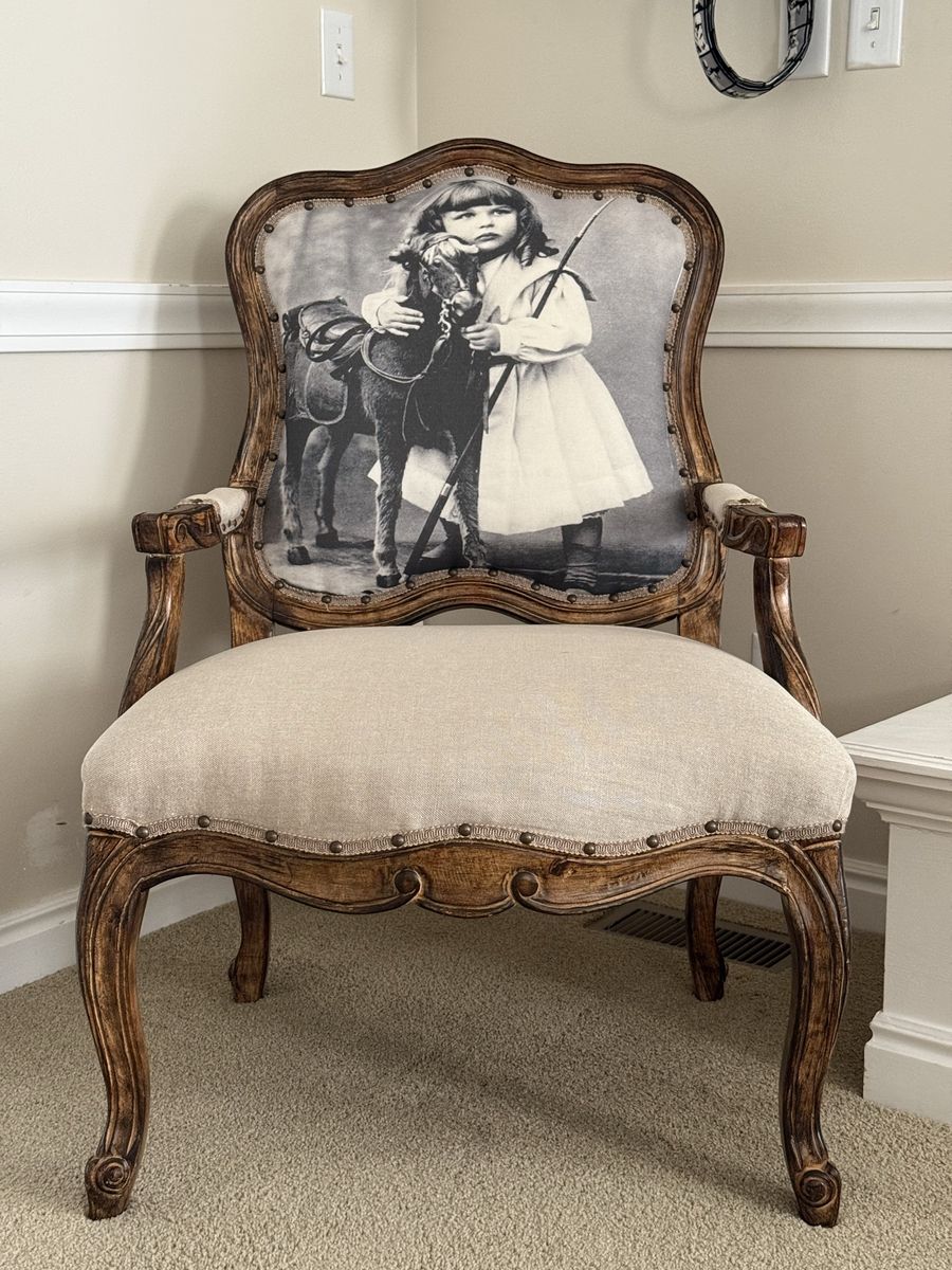 Elegant French Country Accent Chair