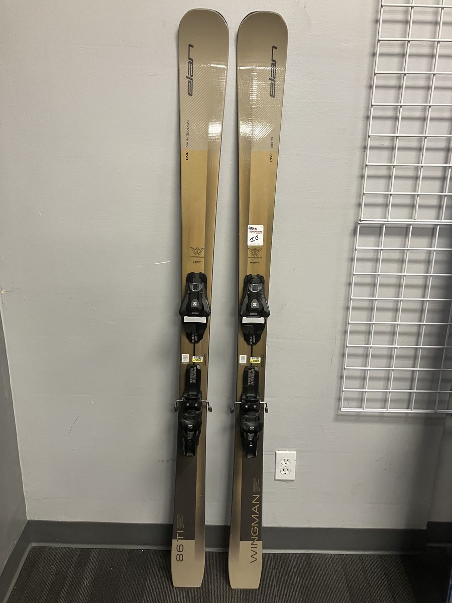 Elan Wingman 86 Ti 174cm W/ Salomon Strive 11 GW Bindings- Lightly Used 2026