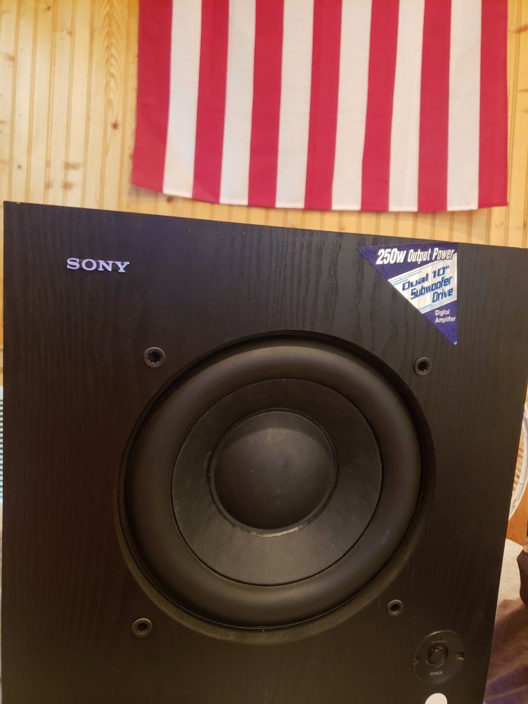 Sony 250W Dual 10" Subwoofer Active Digital Amplifier subwoofer