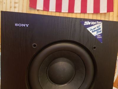 Sony 250W Dual 10" Subwoofer Active Digital Amplifier subwoofer