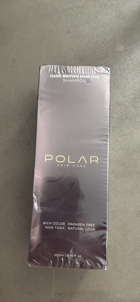 Polar Hair Care Instant Dark Brown Hair Dye Shampoo - 200ml
