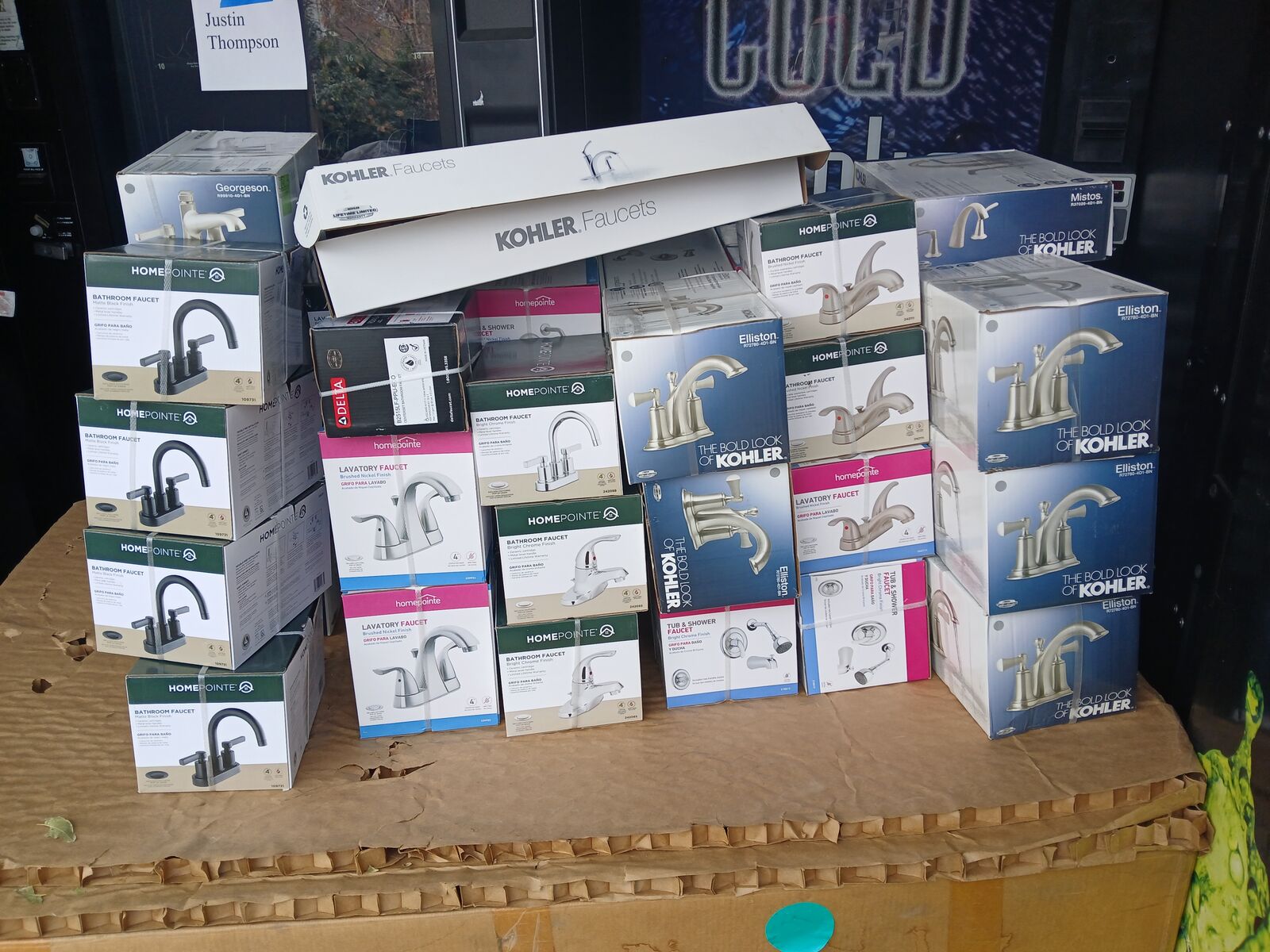 new Bathroom Sink faucets, take your pick all priced at 20.00 each