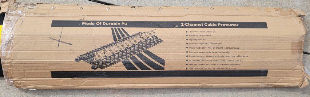 NIB- 2 Channel Cable Protector Ramp