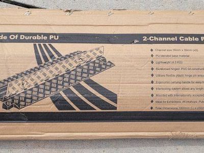 NIB- 2 Channel Cable Protector Ramp