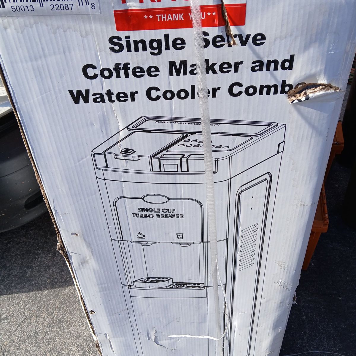 water cooler/coffee maker