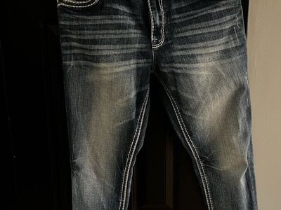 Womens Rock Revival Straight Leg Jeans