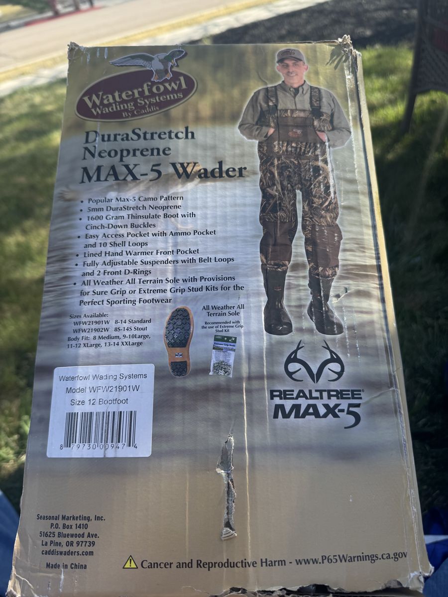 New Neoprene Duck Hunting Waders