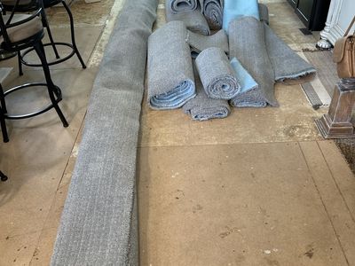 Used Gray Carpet Remnants