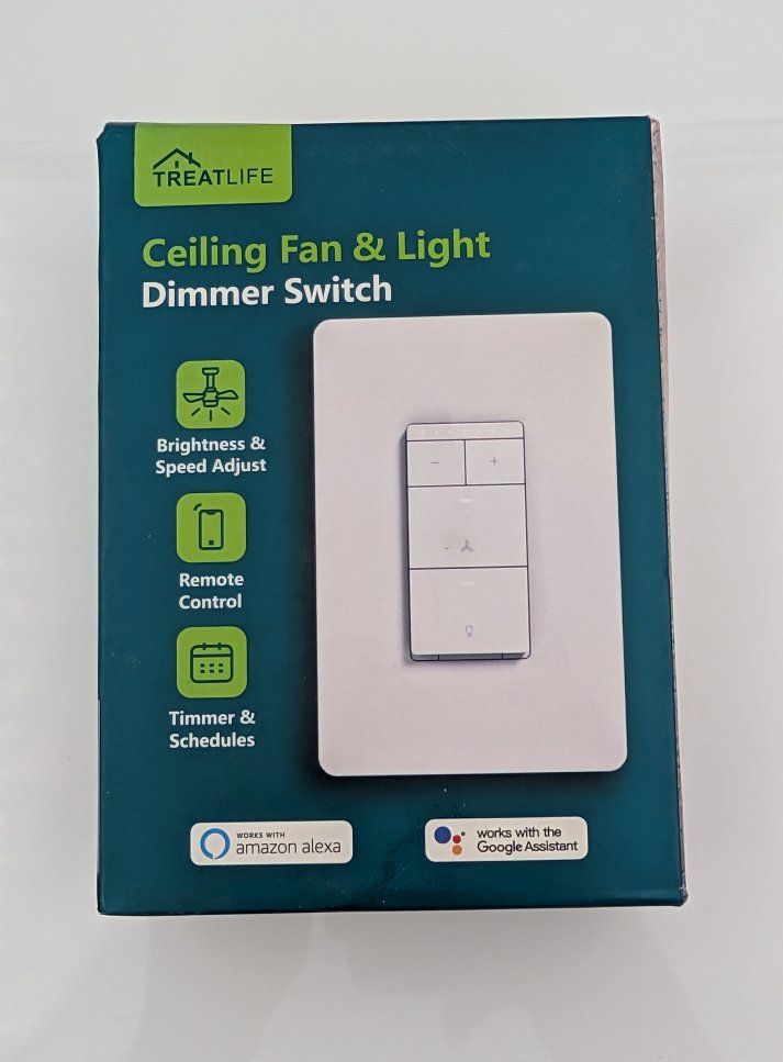Treatlife Smart Ceiling Fan & Light Dimmer Switch