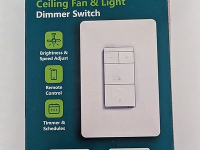Treatlife Smart Ceiling Fan & Light Dimmer Switch