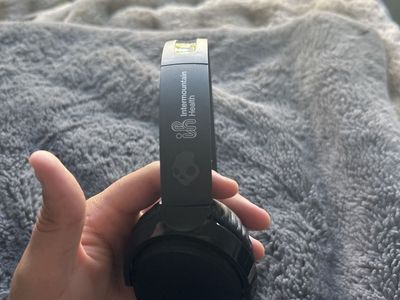 Skullcandy Intermountain Health On-Ear Headphones - Black, Custom Logo, Good Condition